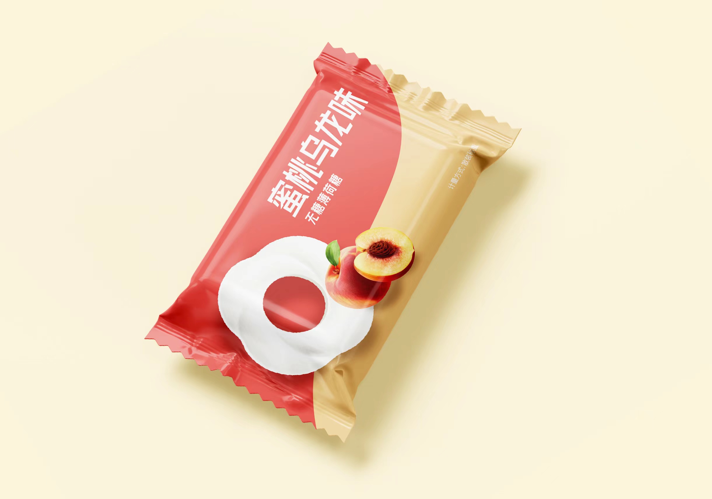 布兜熊空心薄荷糖 · 蜜桃乌龙味